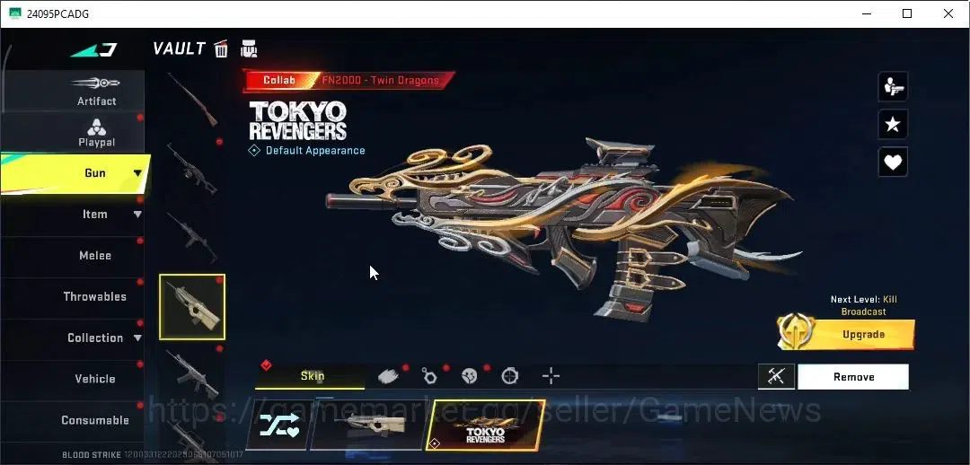 Blood Strike Accounts ASIA| Ultra [M4A1,MP5,URB]| Collab [MCX,FN2000]| L image 13