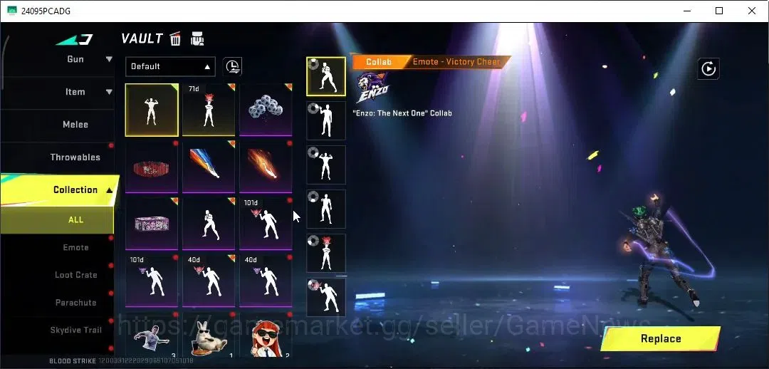 Blood Strike Accounts ASIA| Ultra [M4A1,MP5,URB]| Collab [MCX,FN2000]| L image 15