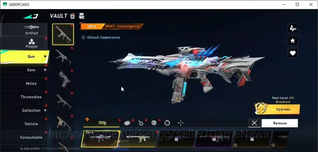 Blood Strike Accounts ASIA| Ultra [M4A1,MP5,URB]| Collab [MCX,FN2000]| L image 8