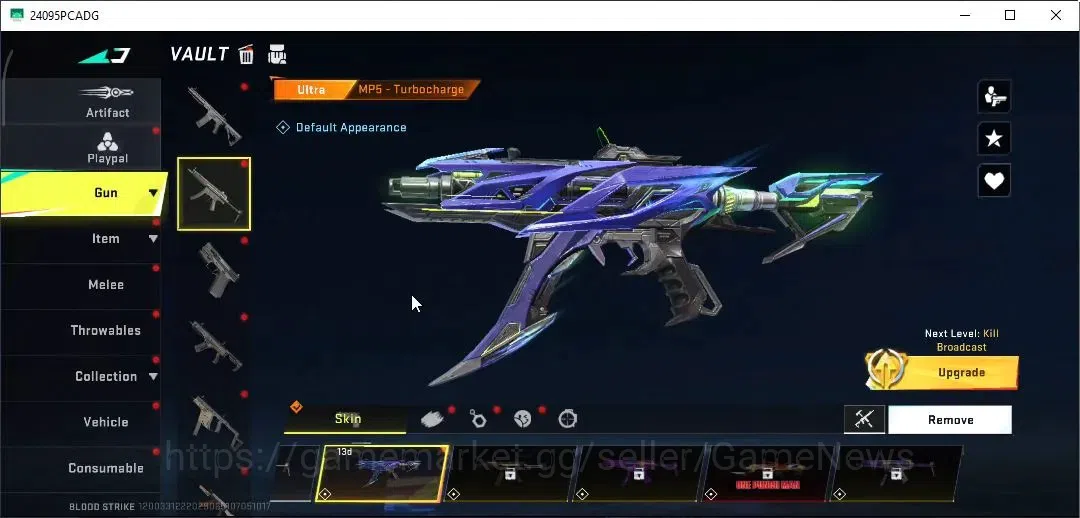 Blood Strike Accounts ASIA| Ultra [M4A1,MP5,URB]| Collab [MCX,FN2000]| L image 9