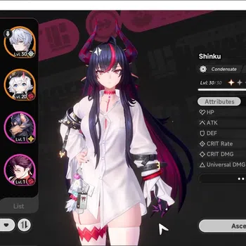Neverness to Everness Accounts GLOBAL SEA|HL 14|TL 7|6 S-Class 1 Limit(Shinku,Hathor,Sakiri,Jiyuan,Baicang,Dafodil)+6
