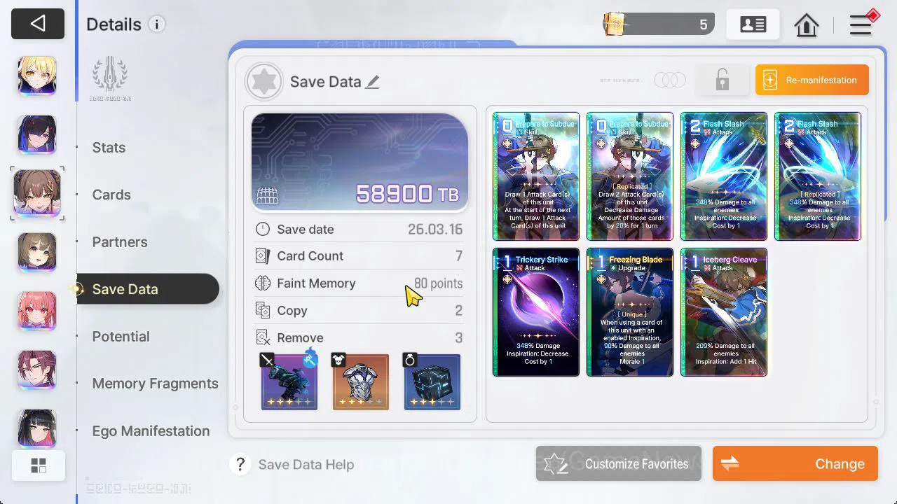 Chaos Zero Nightmare Accounts GBL Lv47|1 Omega+6K Crystal|9 SSR[Rita,Chizuru+Sig image 11