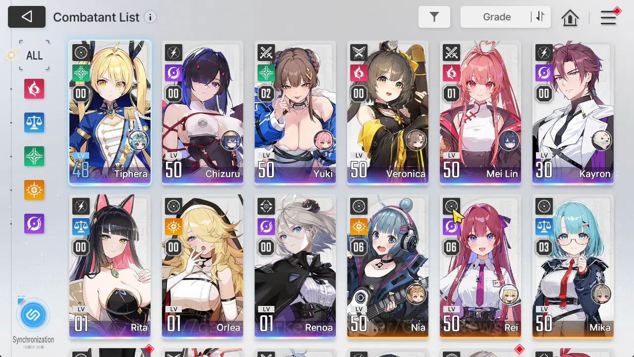 Chaos Zero Nightmare Accounts GBL Lv47|1 Omega+6K Crystal|9 SSR[Rita,Chizuru+Sig image 4