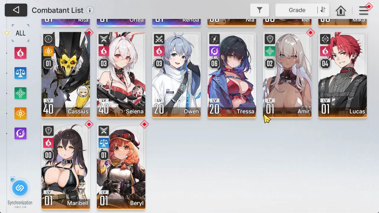 Chaos Zero Nightmare Accounts GBL Lv47|1 Omega+6K Crystal|9 SSR[Rita,Chizuru+Sig image 5