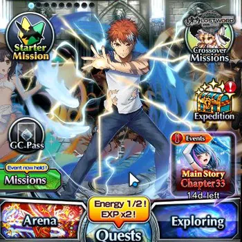 Grand Summoners Accounts Mid-Game Global|Rank 54|19 Ascend+5 TW|(S Miyu,Emiya,Chloe,Konpaku,Miyu)+TW,LM