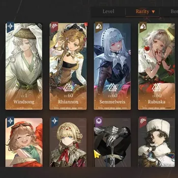 Reverse: 1999 Accounts Endgame Global|Lv 70|Team Bloodtithe|17 SSR 2 Limited|Nautika P5+Dress & Rhiannon