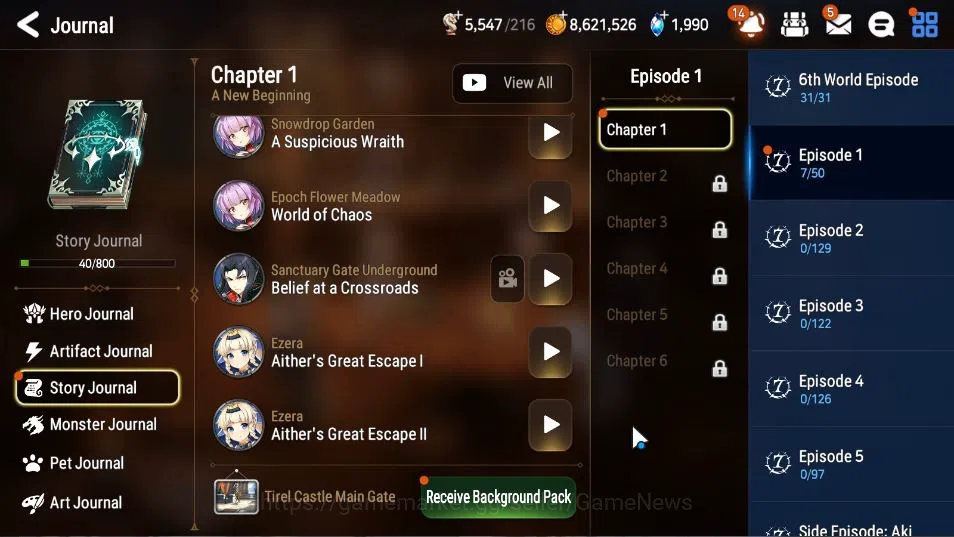 Epic Seven Accounts Asia Unverif| 6 ML (Barunka,SOT Snow,Harsetti,Etc) image 8