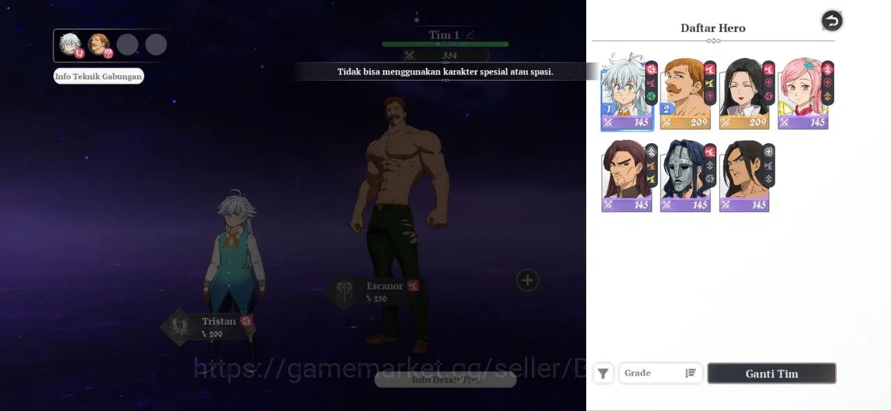 The Seven Deadly Sins: Origin Accounts NA West | Fresh Starter Lvl 2 |2 SSR| Escanor, Gui image 6