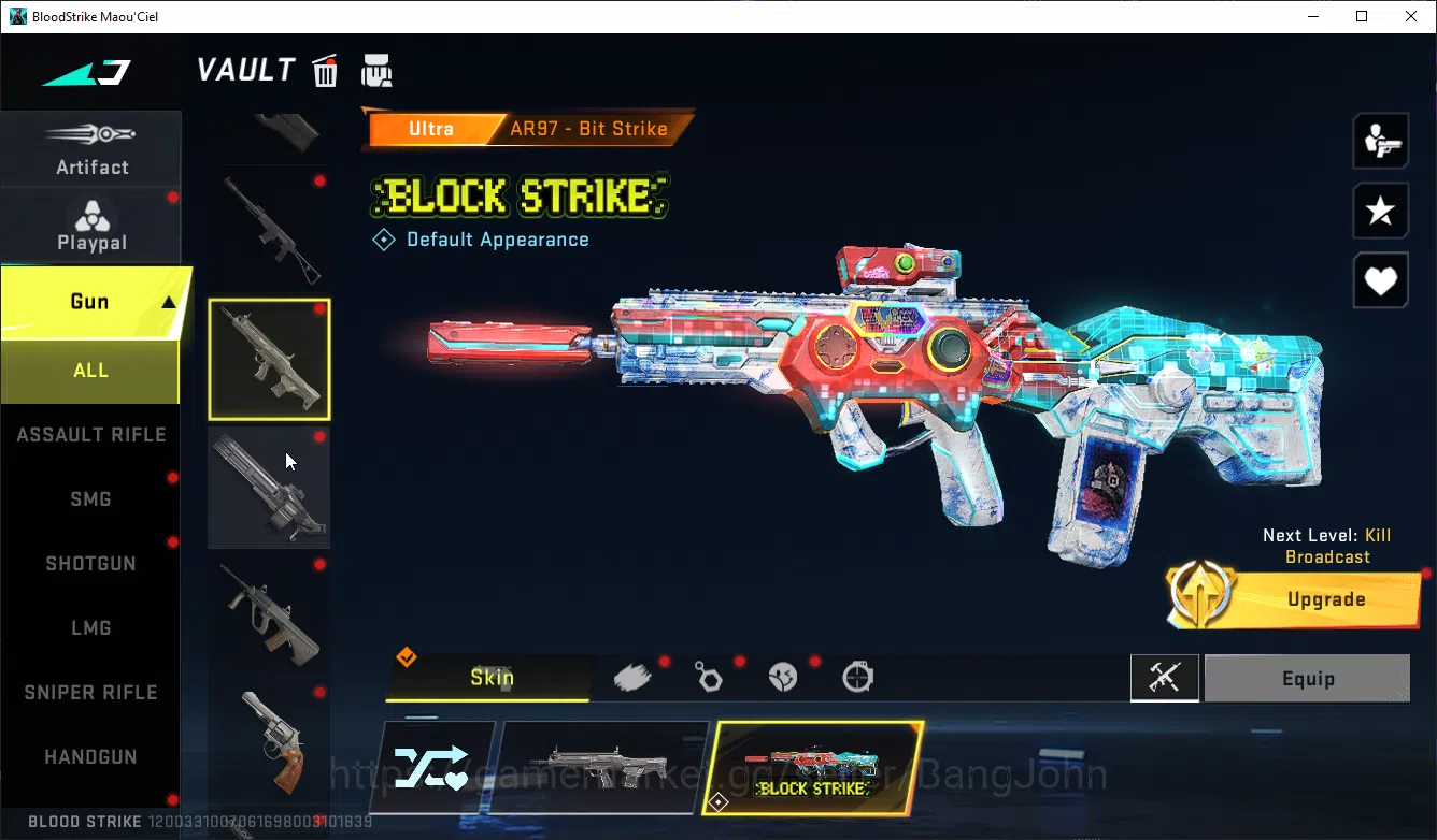 Blood Strike Accounts ASIA | Melee Katana Collab bleach zanpakuto | coll image 10