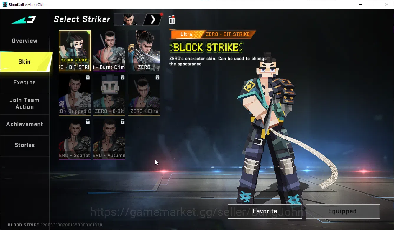 Blood Strike Accounts ASIA | Melee Katana Collab bleach zanpakuto | coll image 5