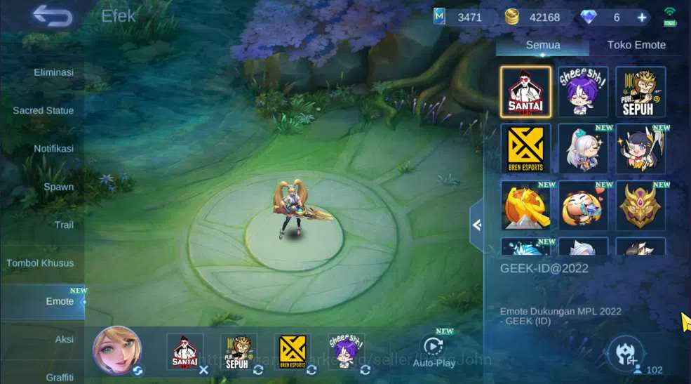 Mobile Legends: Bang Bang Accounts Hero 102 | Skin 200 | Aspirant Angela KOF Masha+Ka image 21