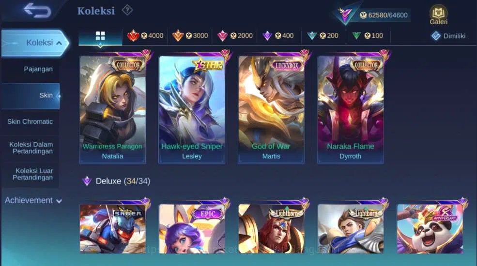 Mobile Legends: Bang Bang Accounts Hero 102 | Skin 200 | Aspirant Angela KOF Masha+Ka image 24