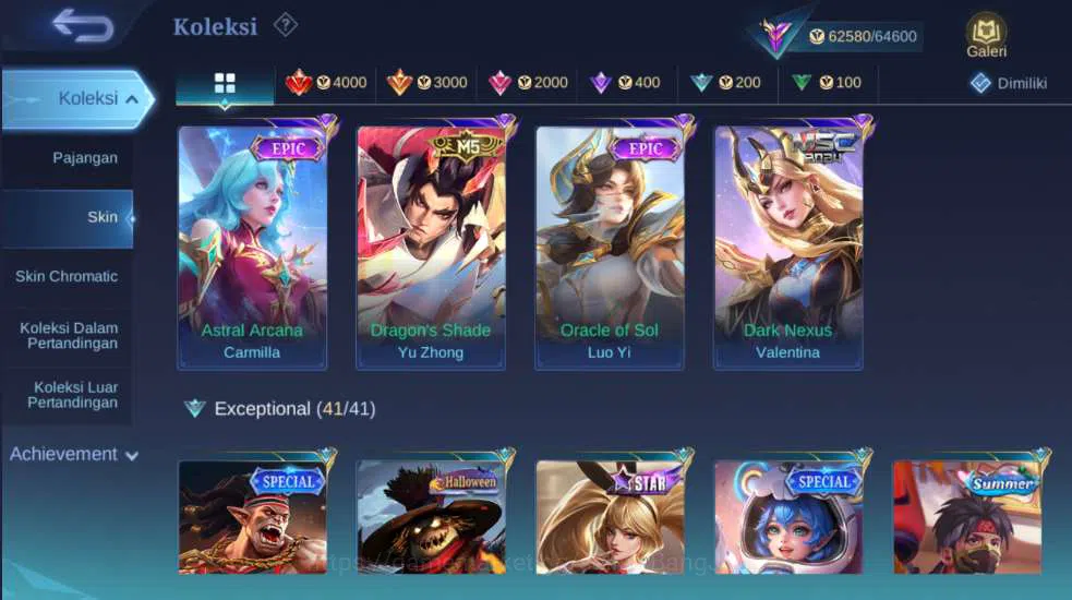 Mobile Legends: Bang Bang Accounts Hero 102 | Skin 200 | Aspirant Angela KOF Masha+Ka image 28