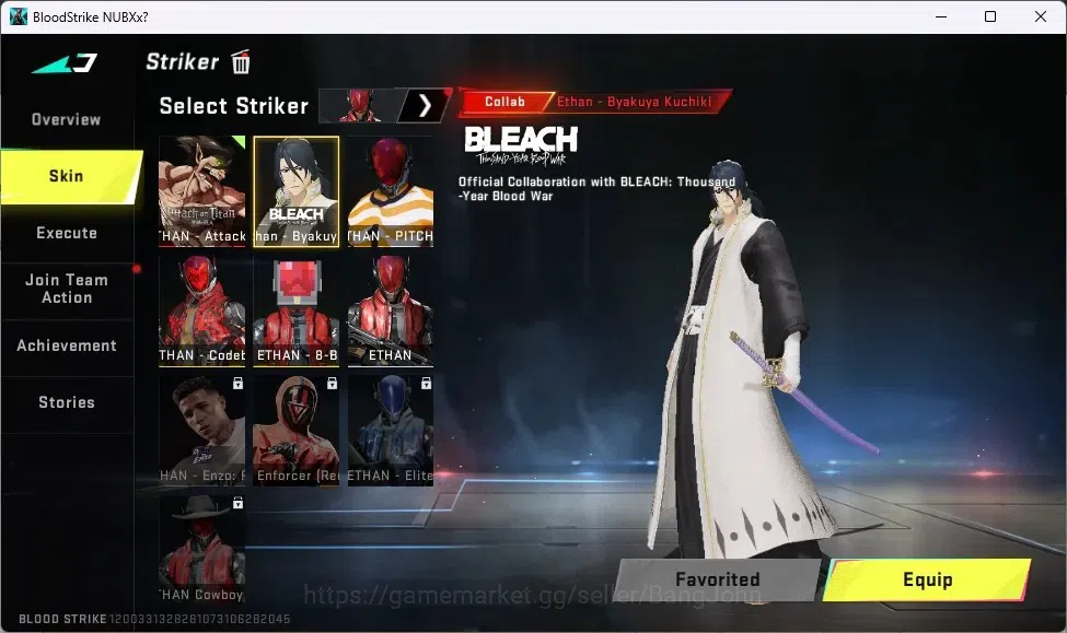 Blood Strike Accounts ASIA | Collab ETHAN - Attack On Titan|4 AOT GUN|2  image 14