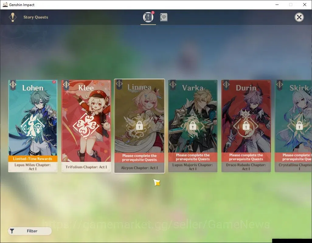 Genshin Impact Accounts Asia | AR 33 | 1 Limited (Mavuika) + 1 Char *5 Sta image 14
