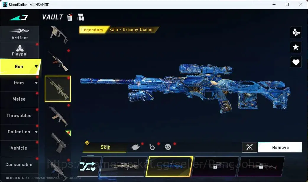 Blood Strike Accounts ASIA | Eternal Desert Eagle-Scorpio | 3 Legendary  image 10