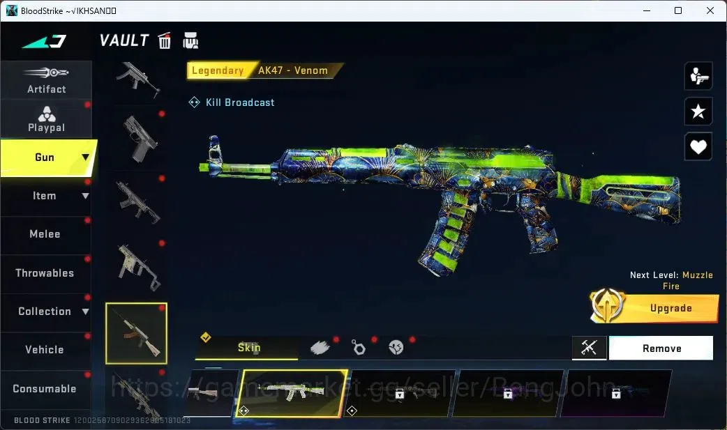 Blood Strike Accounts ASIA | Eternal Desert Eagle-Scorpio | 3 Legendary  image 11