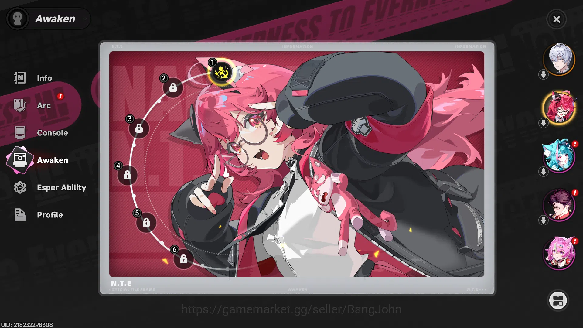 Neverness to Everness Accounts EUROPE | Starter Lv 3 | 1 SSR Nanally Awakend 1+5 image 8