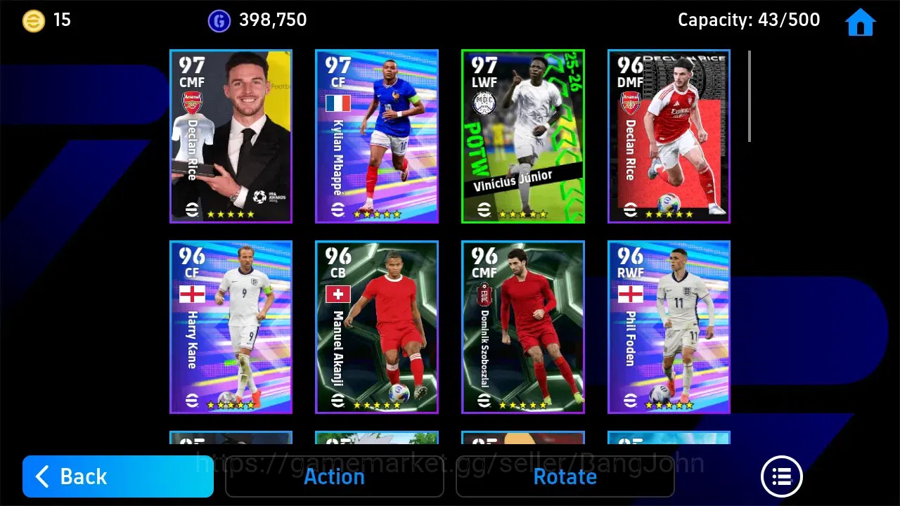 eFootball Accounts ANDROID|PW 3150|Jude Bellingham ST,Johan Cruyff Ep image 2