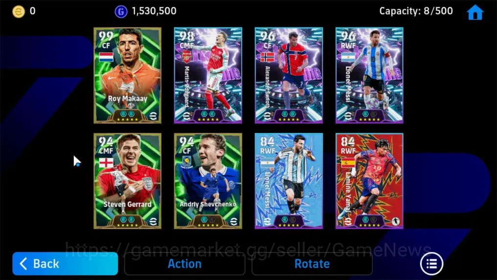 eFootball Accounts Legends & Iconic Players Android|Epic Roy Makaay,Show Time Martin Odegaard,Alexander Sorloth,Lionel 5