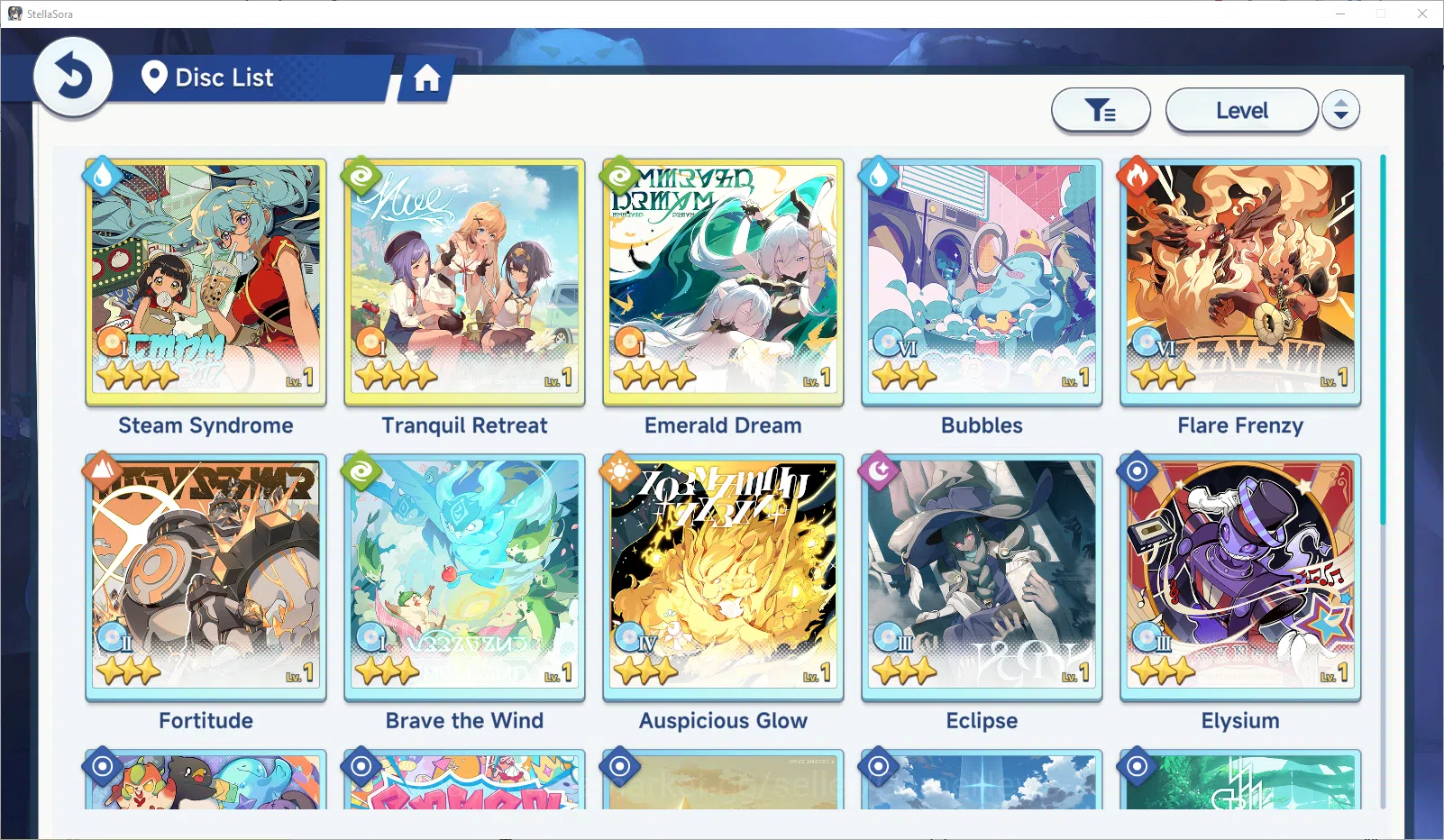 Stella Sora Accounts GLOBAL Lv 1 | Fresh Starter 2 SSR (Nazuka & Chixia image 2