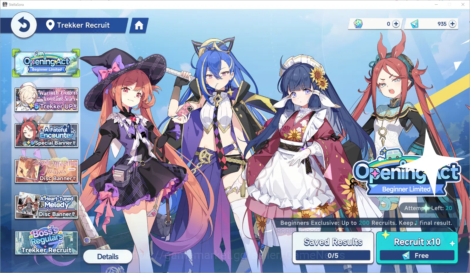Stella Sora Accounts GLOBAL Lv 1 | Fresh Starter 2 SSR (Nazuka & Chixia image 4