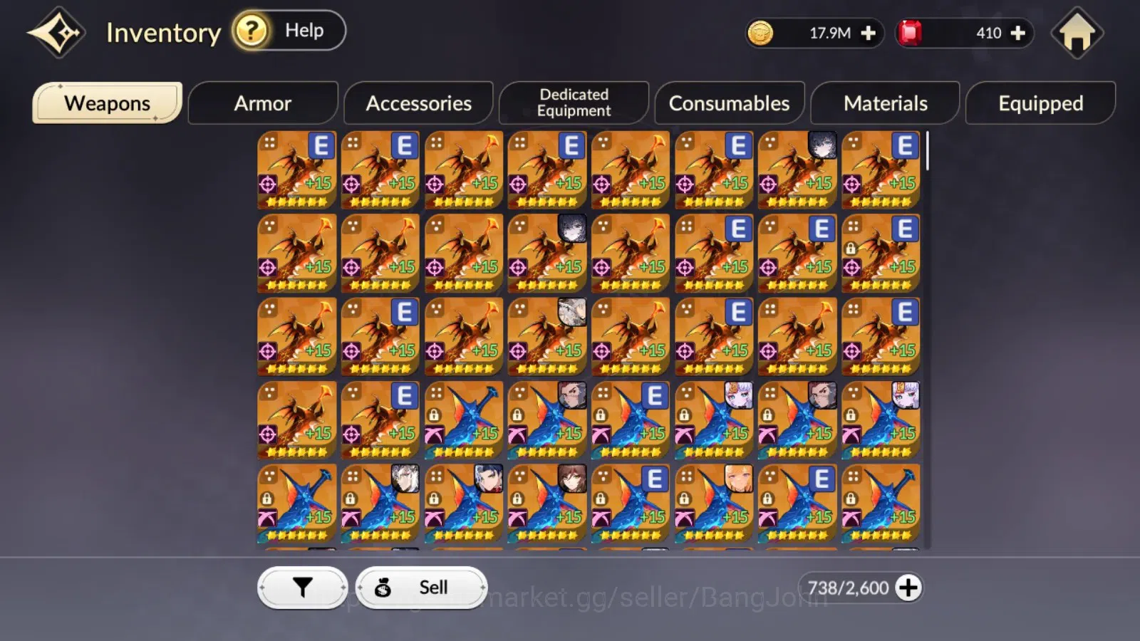 Seven Knights Re:Birth Accounts Global |5EX7(Fai,Gelidus,Melia,Juri,Rosie),39TC6, image 11
