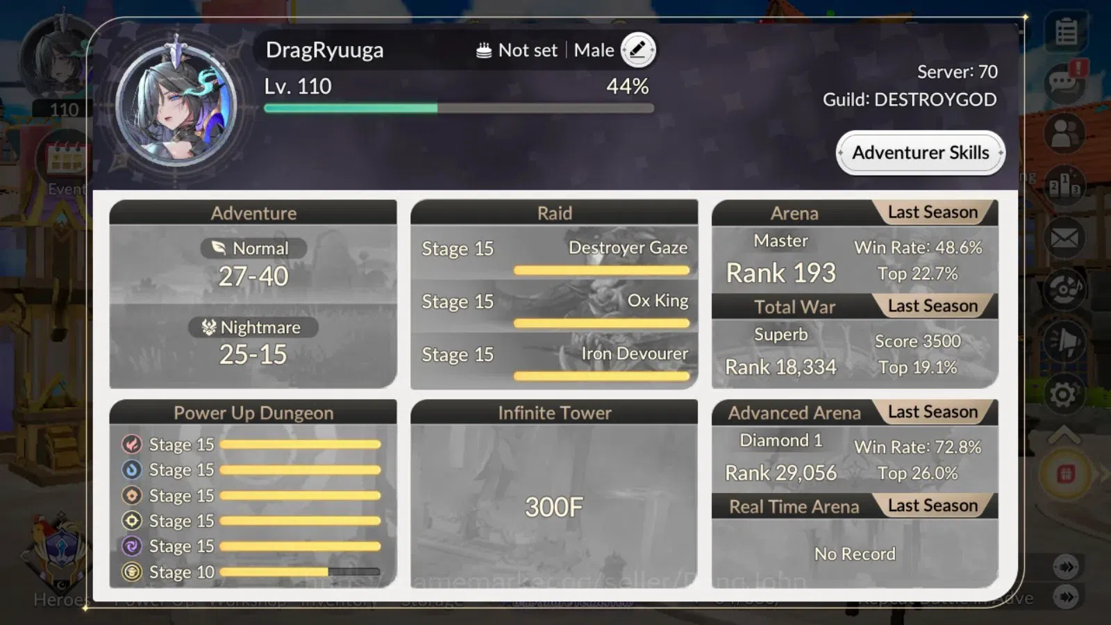 Seven Knights Re:Birth Accounts Global |5EX7(Fai,Gelidus,Melia,Juri,Rosie),39TC6, image 15
