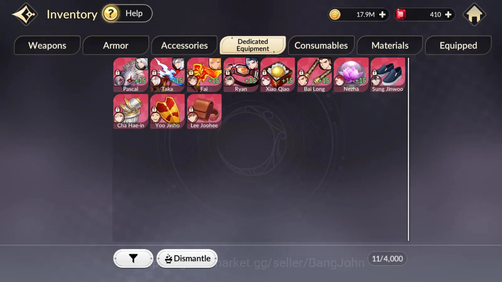 Seven Knights Re:Birth Accounts Global |5EX7(Fai,Gelidus,Melia,Juri,Rosie),39TC6, image 8