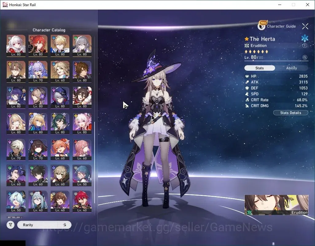Honkai Star Rail Accounts Asia|TL 70|Premium Phainon,The Herta,Hypercarry|27 image 5