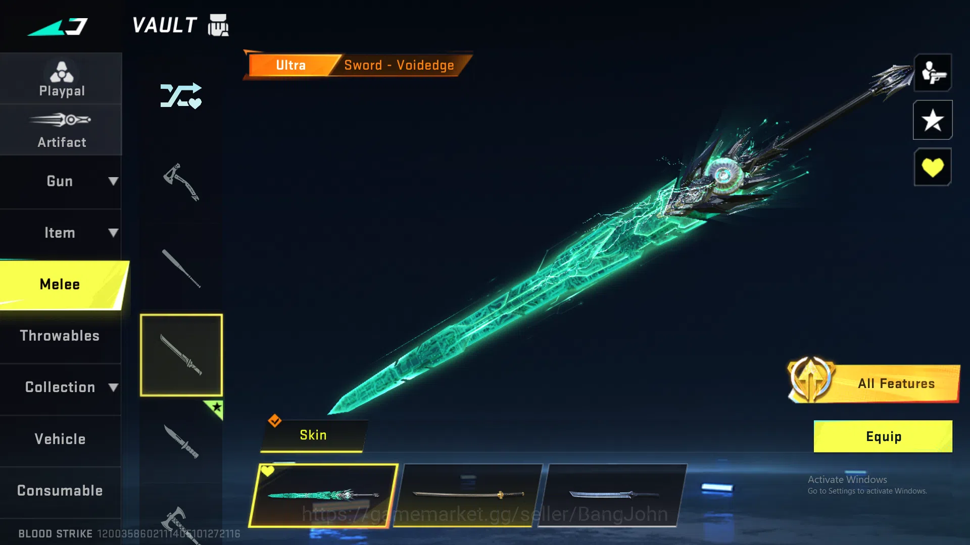 Blood Strike Accounts Others Eternal Uzi (Lv 4, Token kurang dikit lagi inspect) | Eternal Ran (All fitur unlock) | Eternal 12