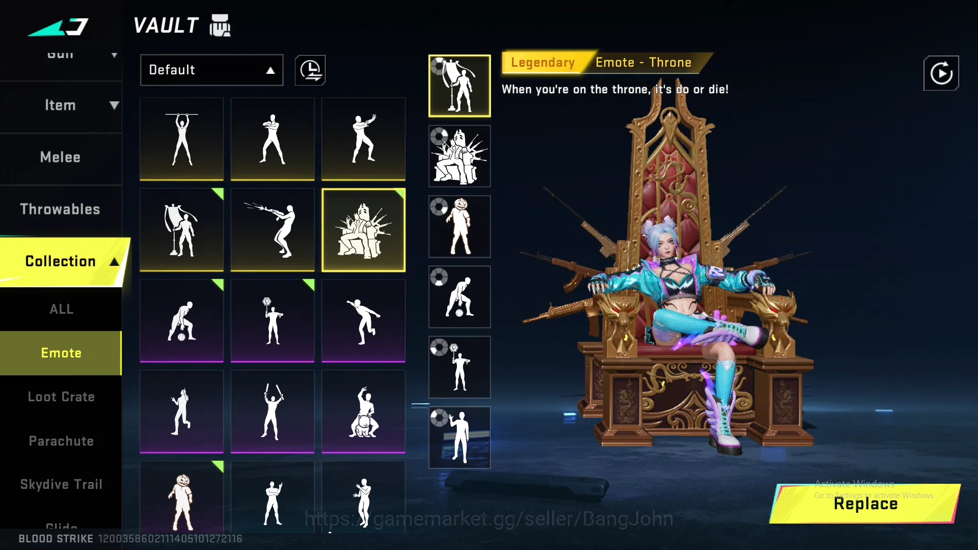 Blood Strike Accounts Others Eternal Uzi (Lv 4, Token kurang dikit lagi inspect) | Eternal Ran (All fitur unlock) | Eternal 14