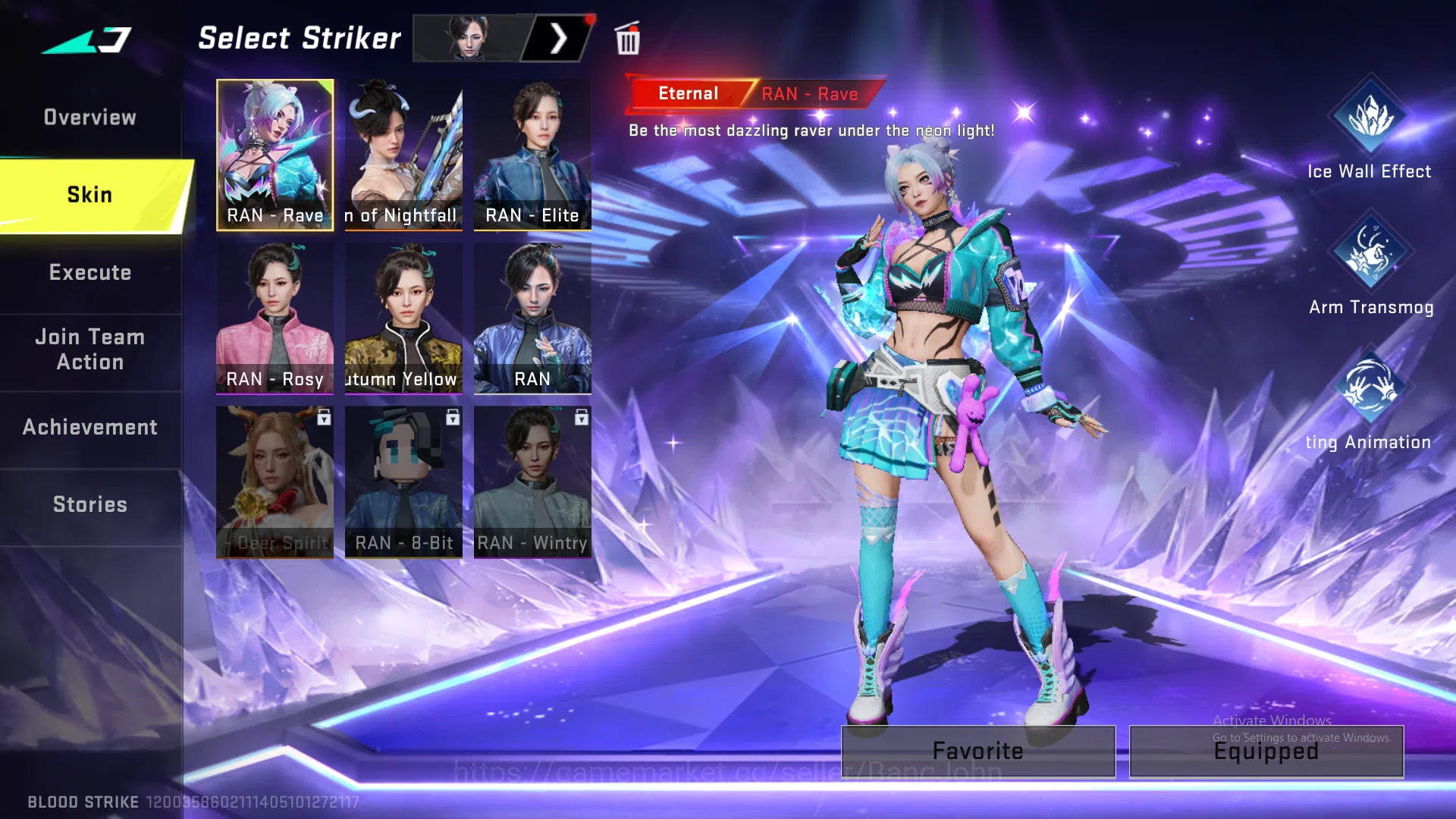 Blood Strike Accounts Others Eternal Uzi (Lv 4, Token kurang dikit lagi inspect) | Eternal Ran (All fitur unlock) | Eternal 15