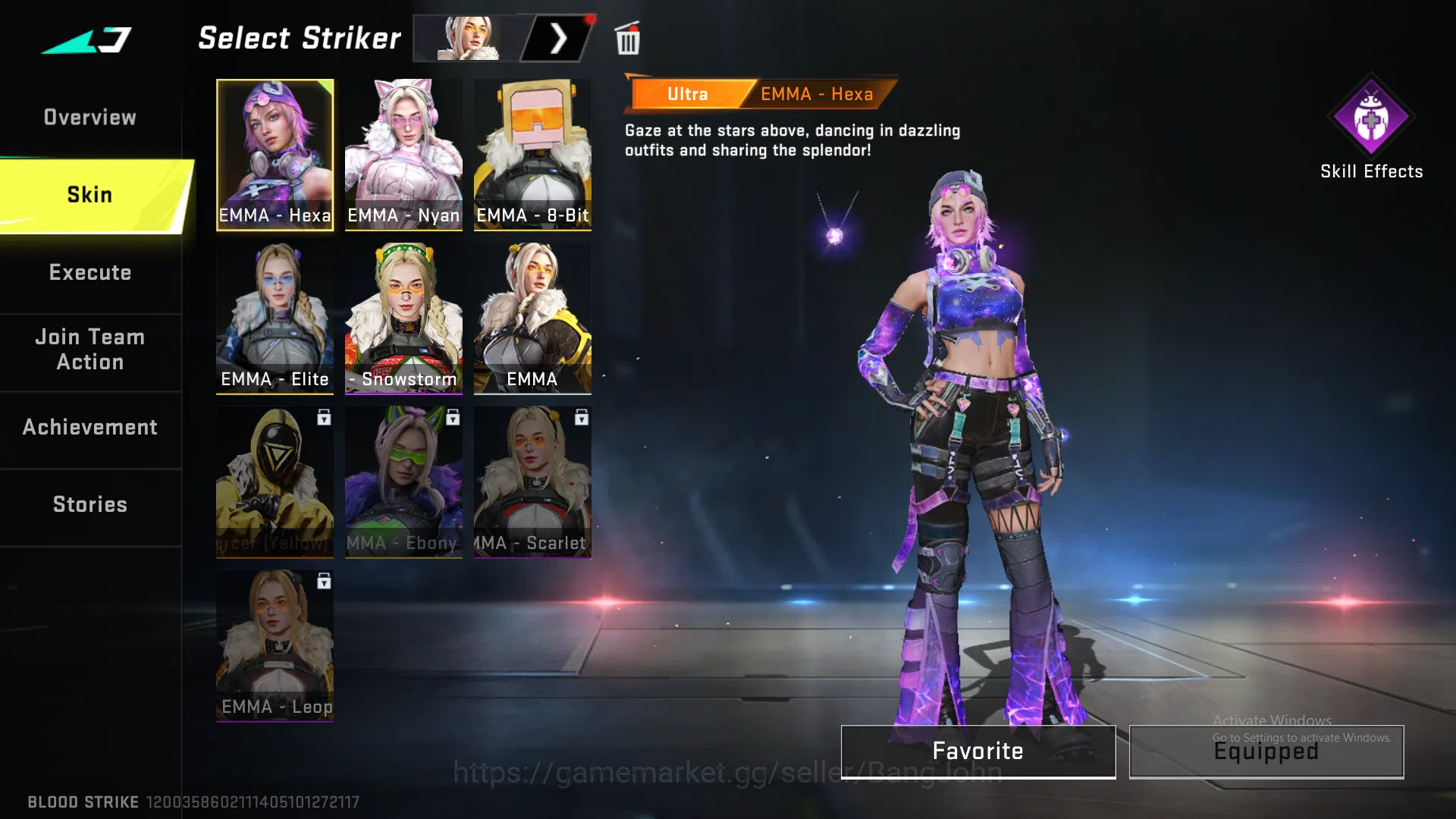 Blood Strike Accounts Others Eternal Uzi (Lv 4, Token kurang dikit lagi inspect) | Eternal Ran (All fitur unlock) | Eternal 16