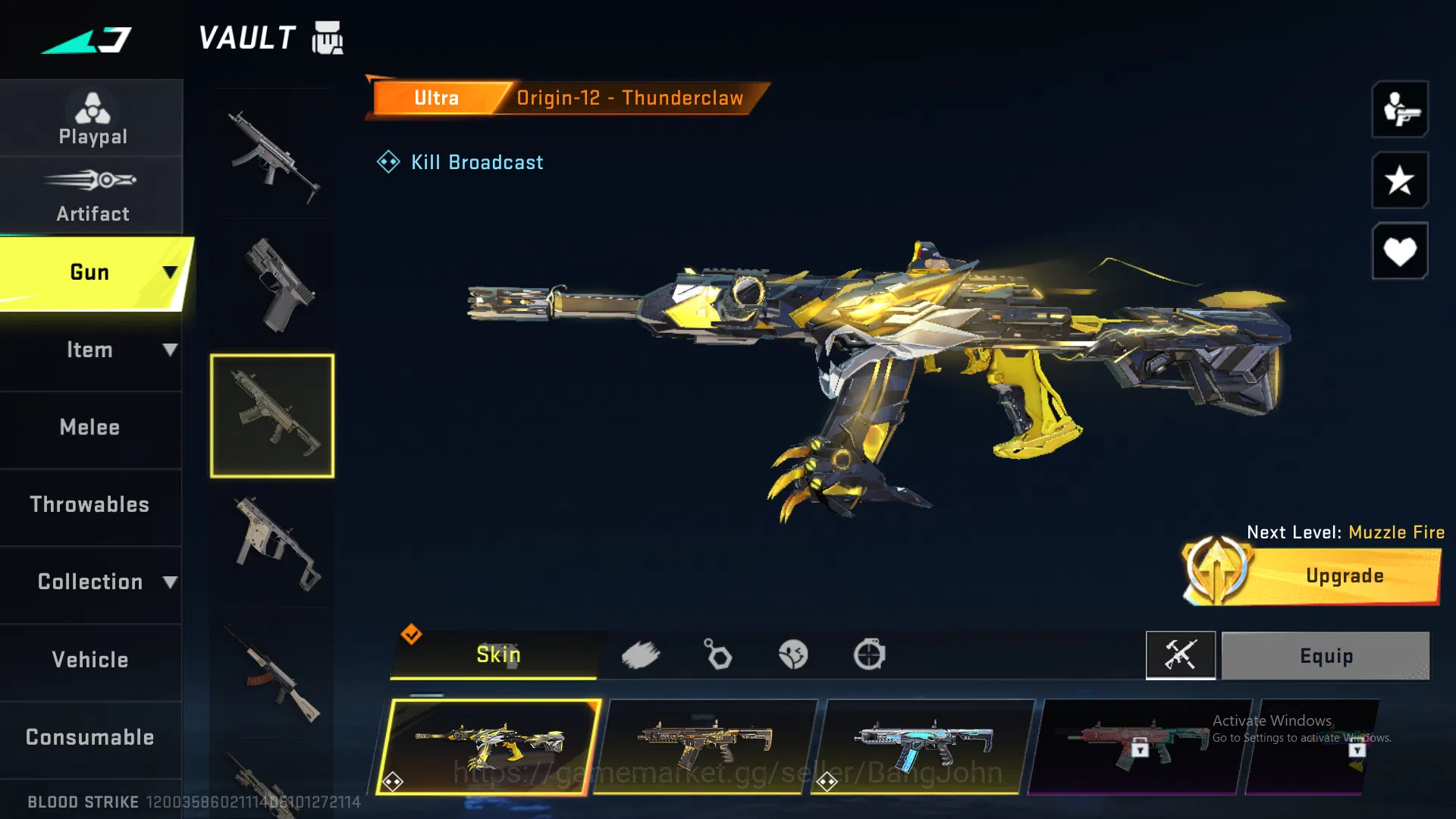 Blood Strike Accounts Others Eternal Uzi (Lv 4, Token kurang dikit lagi inspect) | Eternal Ran (All fitur unlock) | Eternal 2