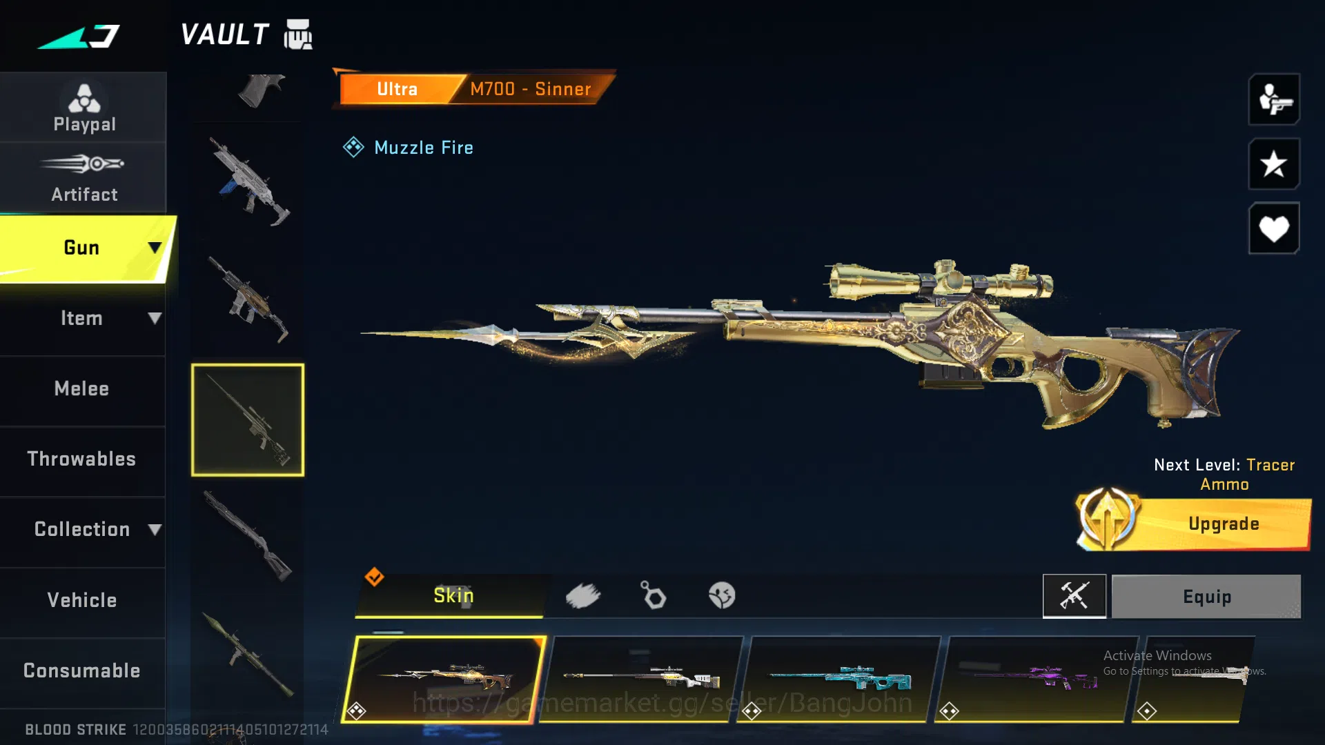 Blood Strike Accounts Others Eternal Uzi (Lv 4, Token kurang dikit lagi inspect) | Eternal Ran (All fitur unlock) | Eternal 5