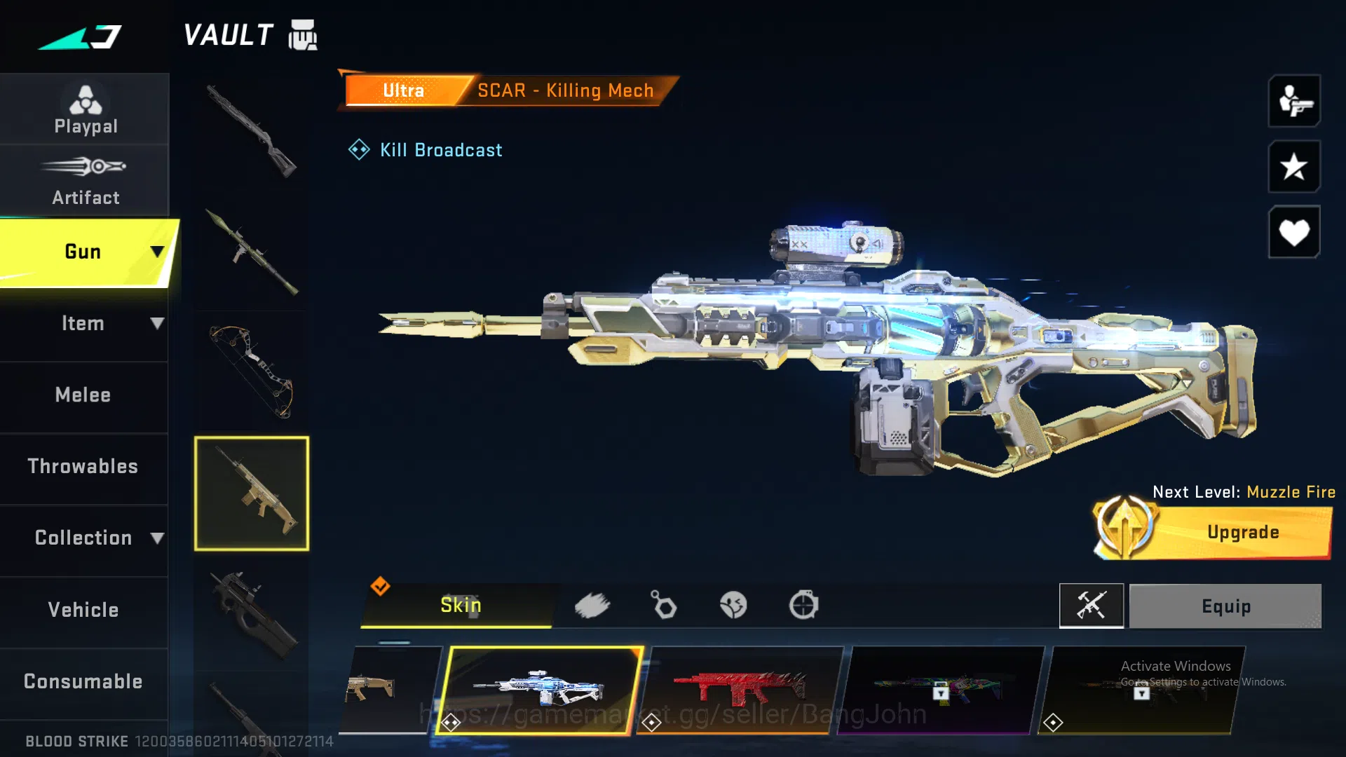 Blood Strike Accounts Others Eternal Uzi (Lv 4, Token kurang dikit lagi inspect) | Eternal Ran (All fitur unlock) | Eternal 6