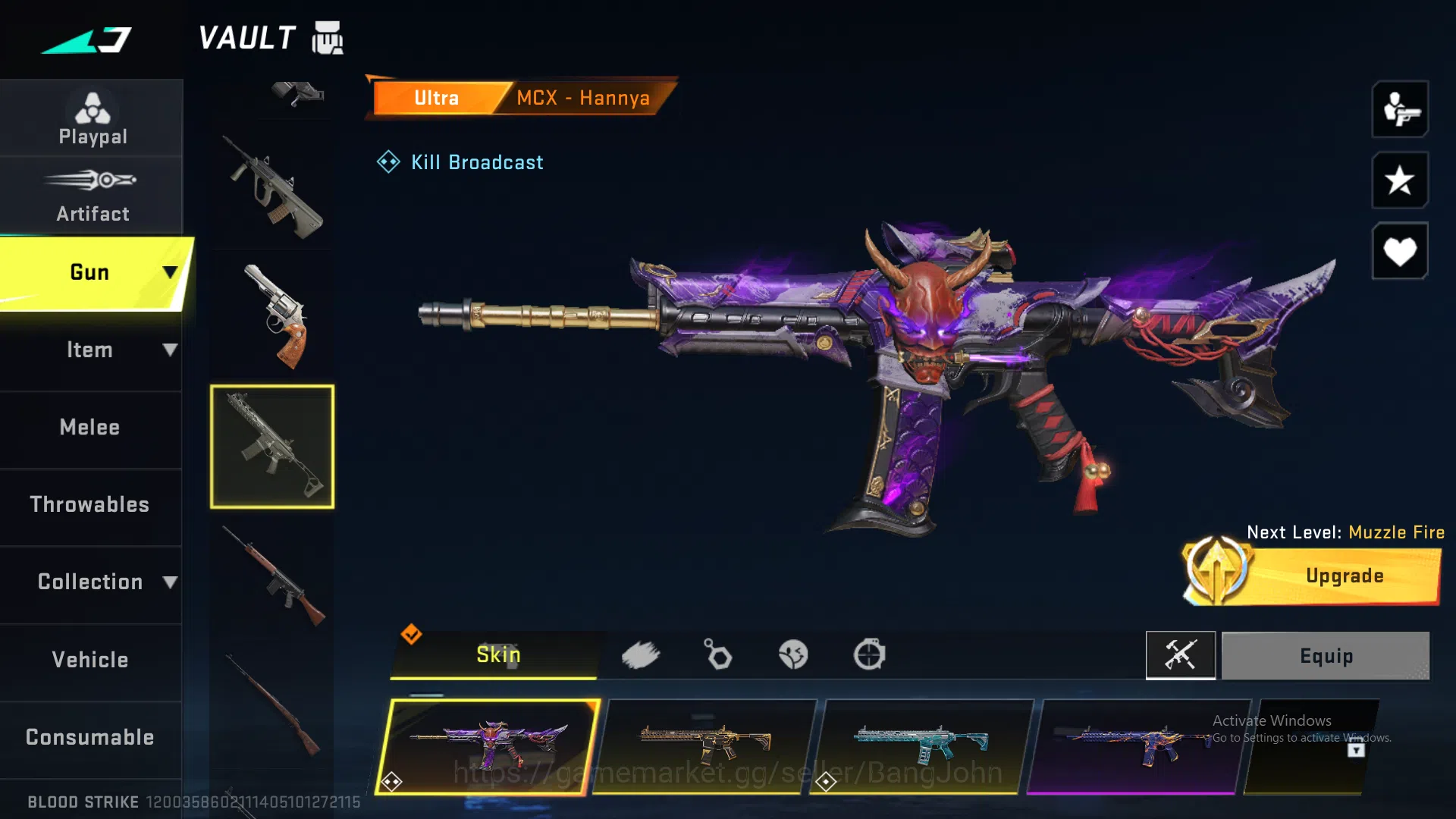 Blood Strike Accounts Others Eternal Uzi (Lv 4, Token kurang dikit lagi inspect) | Eternal Ran (All fitur unlock) | Eternal 8