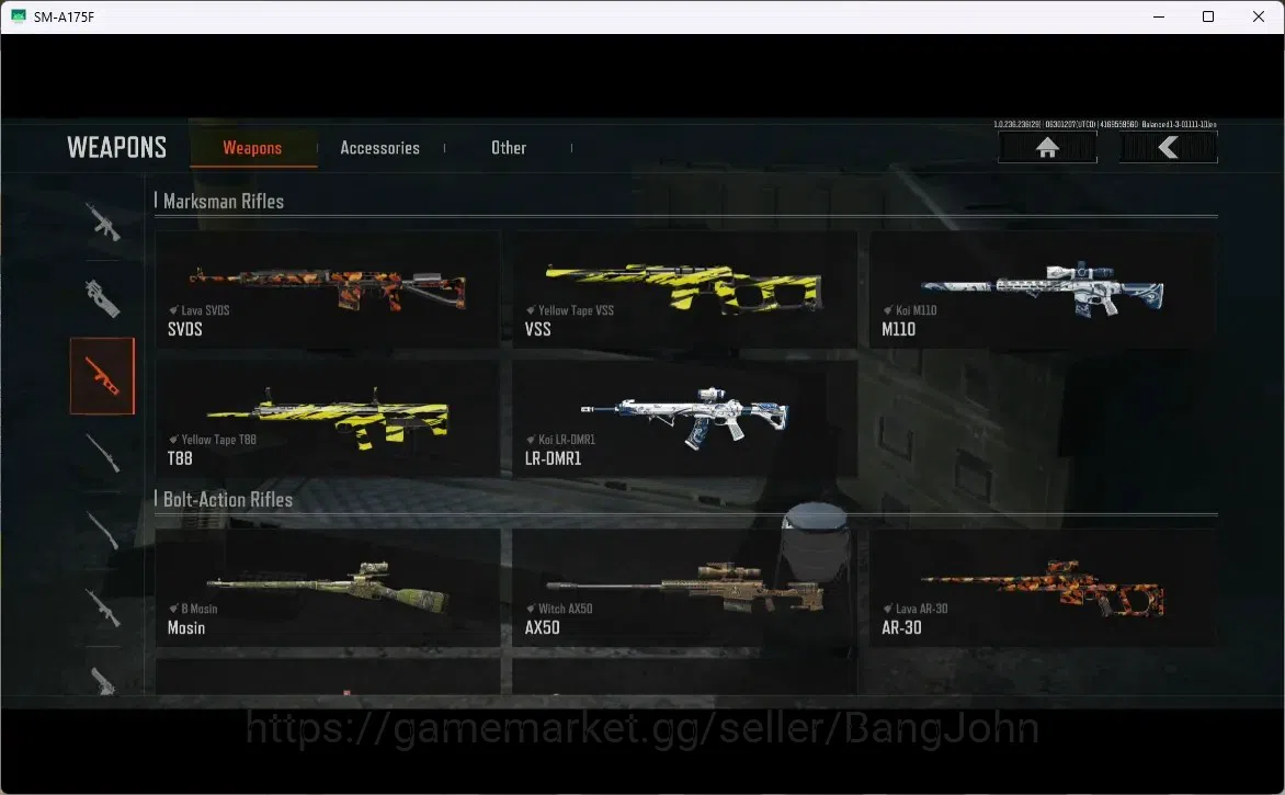 Arena Breakout Accounts Mobile | SV 25 M | CV 8.3 M | Koi LR-DMR1, P90, Go image 18
