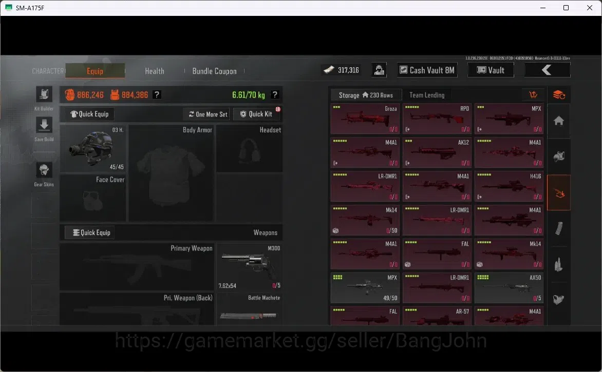 Arena Breakout Accounts Mobile | SV 25 M | CV 8.3 M | Koi LR-DMR1, P90, Go image 5