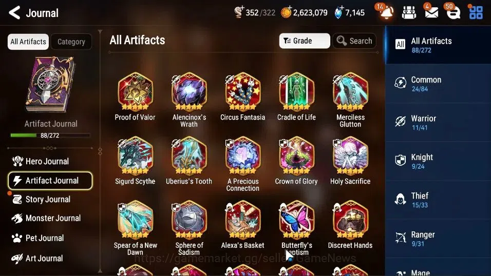 Epic Seven Accounts ASIA UnVerif|New Era|16 ML(Dark Diene,Salome,BArun image 11