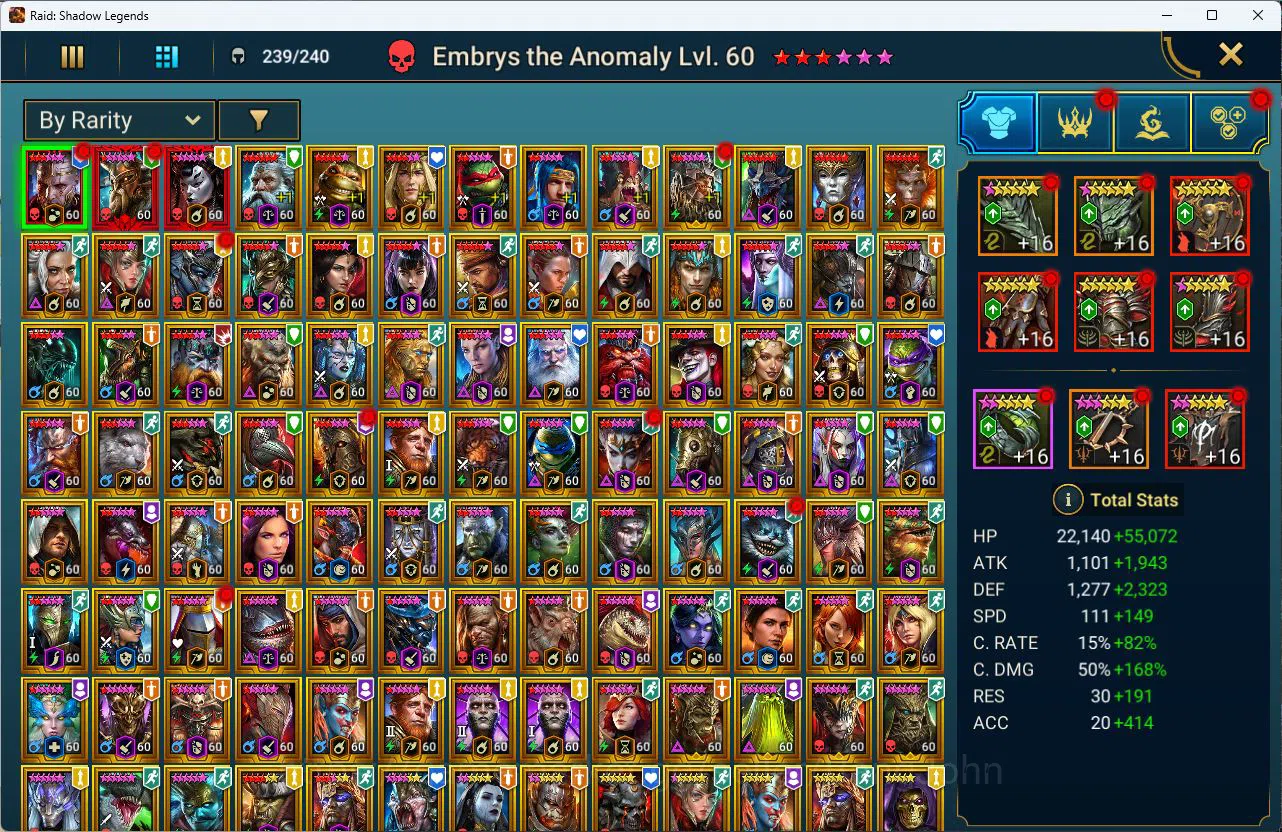 Raid: Shadow Legends Accounts Power 21M|Energy 5,2k|Diamond 1k|3 Mythical [Embry image 5