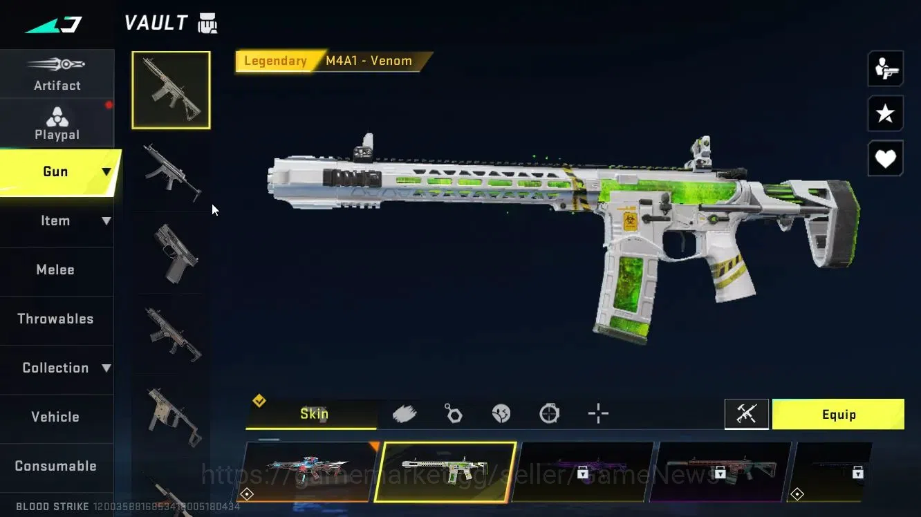 Blood Strike Accounts ASIA|ULTRA[ETHAN,VAL,M4A1,QBZ95,etc]|Collab 7DS[Ka image 12