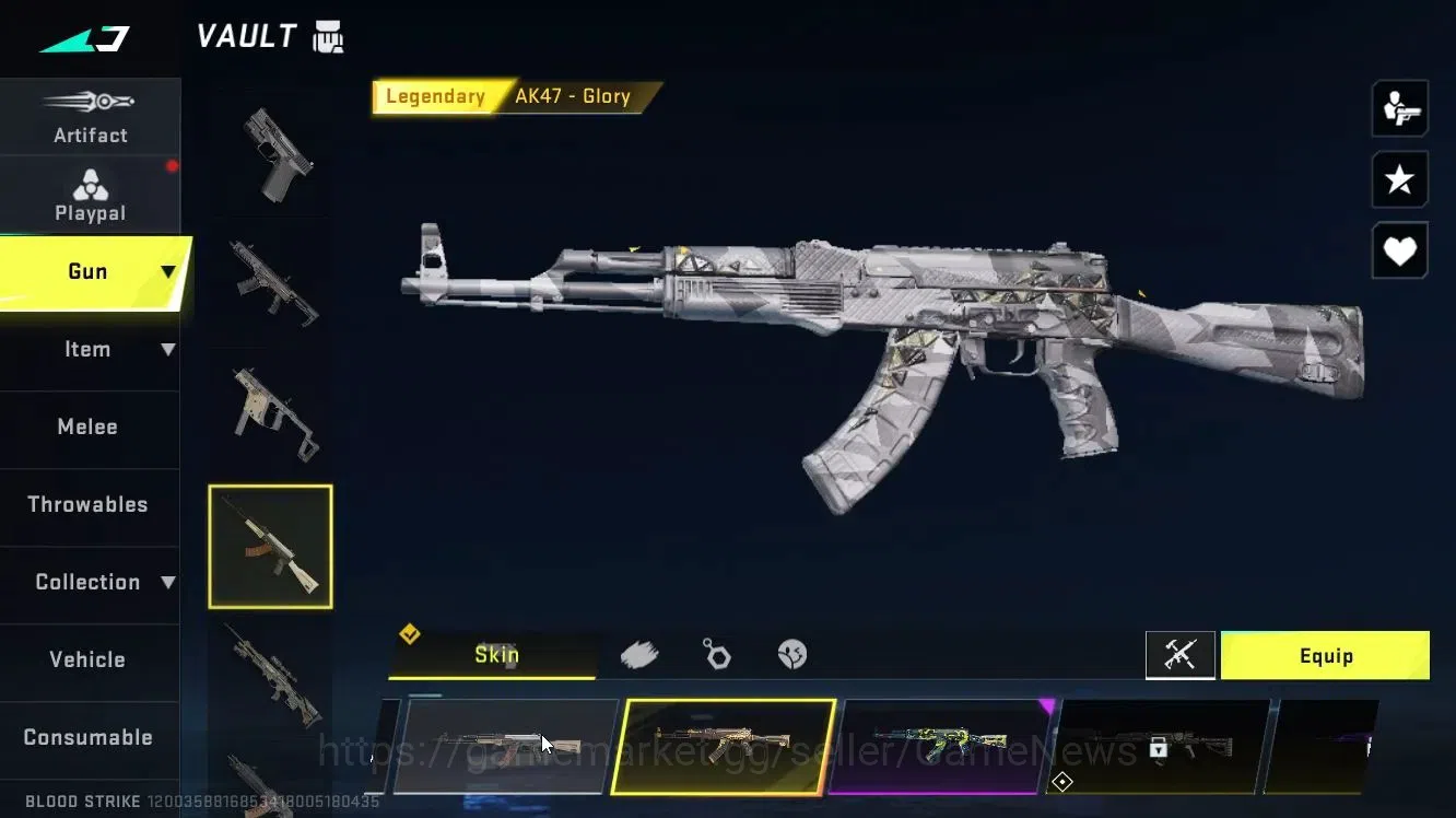 Blood Strike Accounts ASIA|ULTRA[ETHAN,VAL,M4A1,QBZ95,etc]|Collab 7DS[Ka image 13
