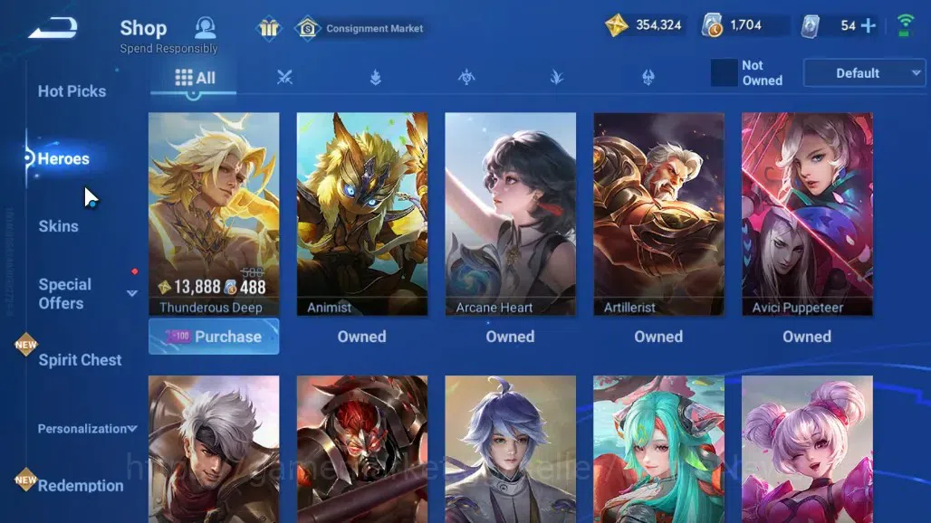 Honor of Kings Accounts Hero112 Skin328|Flawless Arli,Mythic Libai,Kongmin image 15