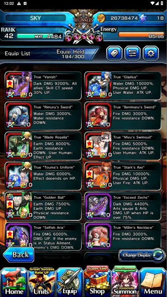 Grand Summoners Accounts Global | 17 Ascend|Okarun TW,Ultimate Paladin Roy  image 10