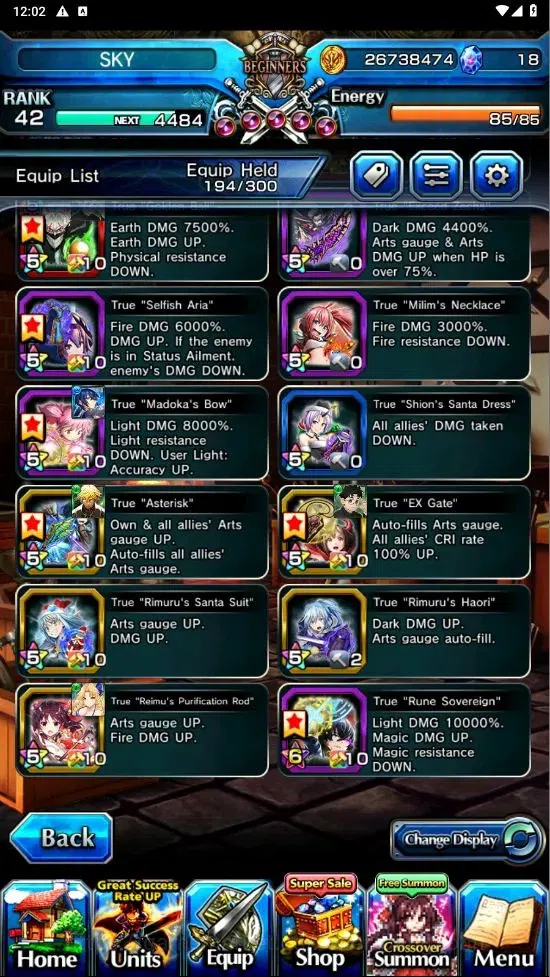 Grand Summoners Accounts Global | 17 Ascend|Okarun TW,Ultimate Paladin Roy  image 11