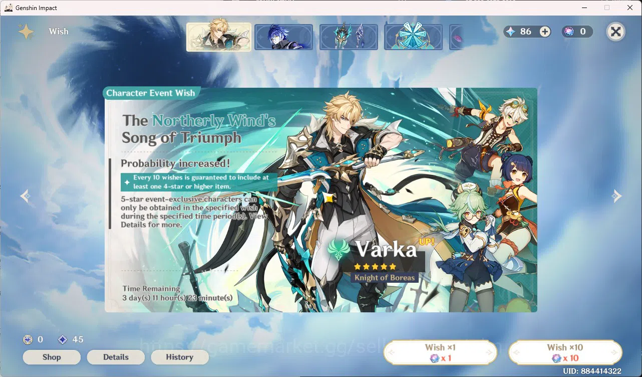 Genshin Impact Accounts ASIA | AR 45 | 6 Limit | Flins, Kazuha, Alhaitam, image 6