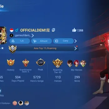 Honor of Kings Accounts Rare Skin Global|113H 299S|Mythic:Dun|7 Precious|3 Blessed:Mai