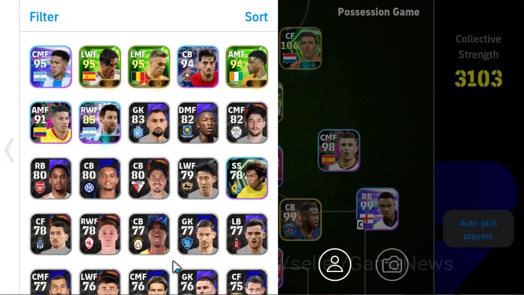 eFootball Accounts Legends & Iconic Players Android|Epic Pepe,Roy Makaay,Raul,ShowTime Erling Haaland,TFFC26 Lionel 2